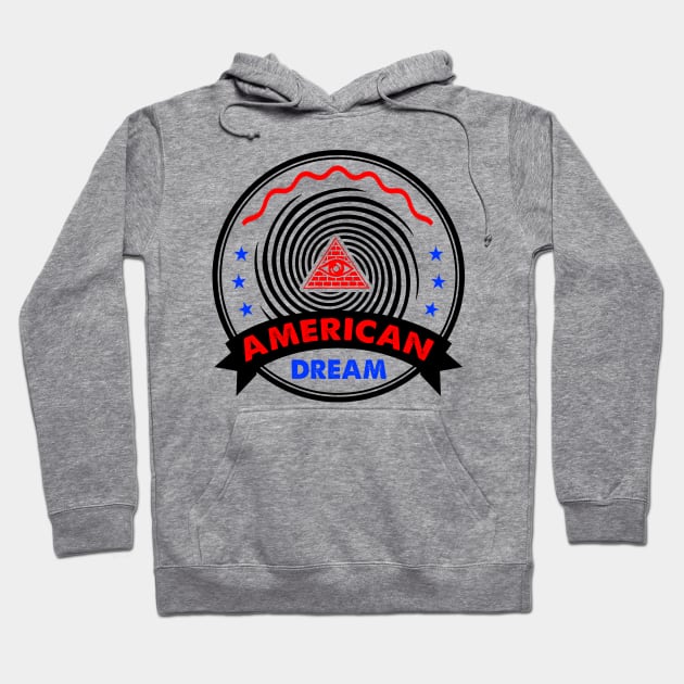 American Dream - Hypnosis Gift for Immigrant Hoodie by ThePowerElite